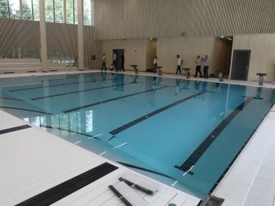 24.06.2025 - Kopališče Vevče - ogled zaključka gradnje pred odprtjemFoto: Luka Cjuha