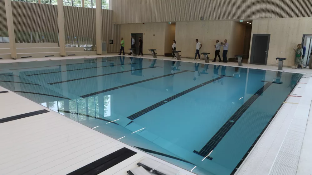 24.06.2025 - Kopališče Vevče - ogled zaključka gradnje pred odprtjemFoto: Luka Cjuha