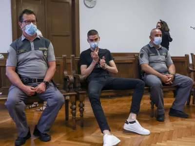 ﻿29.6.2021 - sojenje v zadevij Jakob Herzog - požigalecFOTO: LUKA CJUHA.