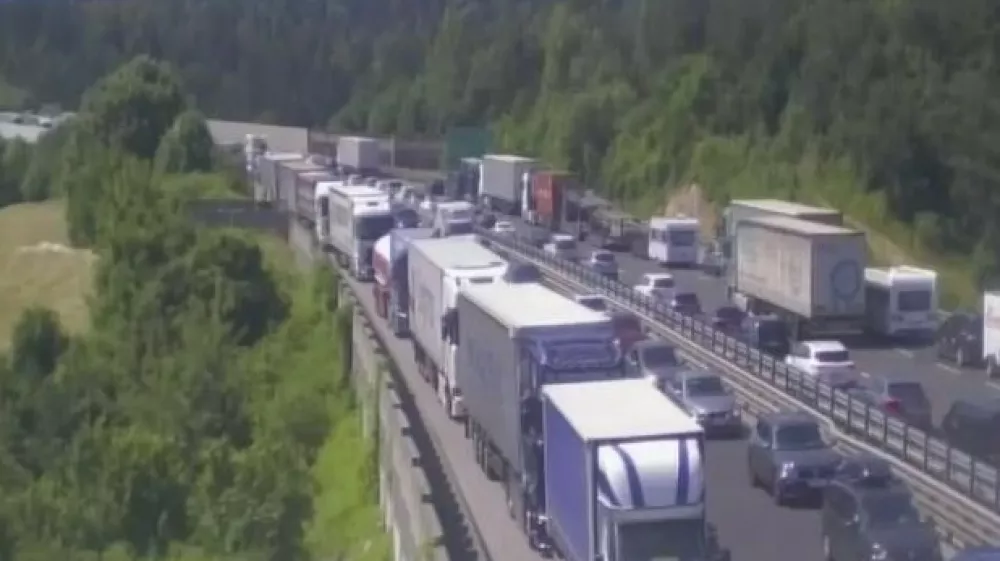 Gneča avtocesta Unec