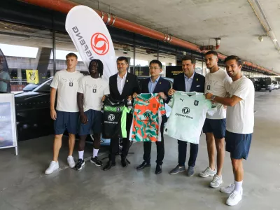 26.06.2025 - predstavitev novih dresov NK Olimpija LjubljanaFoto: Luka Cjuha