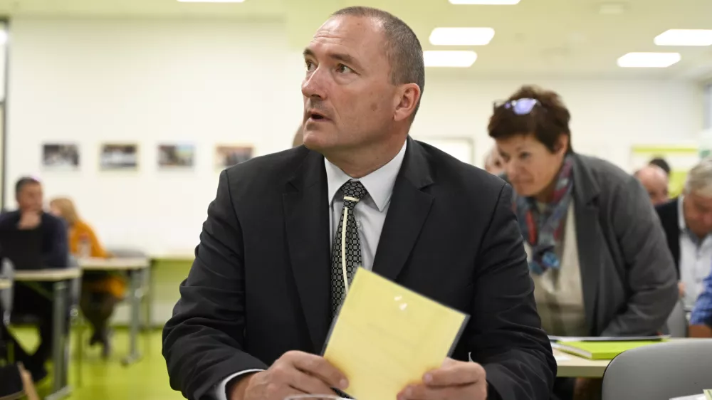 Jože Podgoršek25.10. 2024 Ustanovna seja KGZS - imenovanje predsednika in ostalih organov zbornice - volitve - Kmetijsko gozdarska zbornica Slovenije FOTO: Nik Erik Neubauer