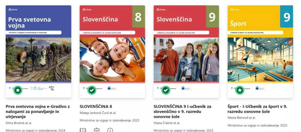 elektronska učna gradiva, e Torba