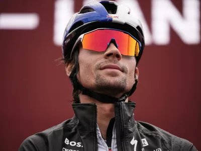 Roglič Primož of Red Bull - Bora - Hansgrohe during the stage 16 of the Giro d'Italia from Piazzola sul Brenta to San Valentino (Brentonico), Italy - Tuesday, May 27, 2025. Sport - cycling. (),Image: 1003780513, License: Rights-managed, Restrictions:, Model Release: no