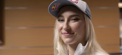 29.11.2024 - Janja Garnbret, slovenska športna plezalkaFOTO: LUKA CJUHA