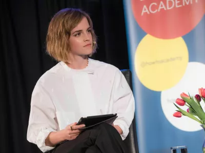 FYCB2T Emma Watson Meets Gloria Steinem. Emma Watson is an actor best known for her portrayal of Hermione Granger in the eight Harry Potter films. Further to her acting career, Emma is a Global Goodwill Ambassador for UN WOMEN, promoting gender equality and the empowerment of women. Gloria Steinem is a writer, lecturer, editor and feminist activist. She co-founded Ms. Magazine, and remained one of its editors for fifteen years, also helping to found New York magazine. The two discussed the future of feminism and what that meant today. Watson opened up about her insecurities - when she was younge