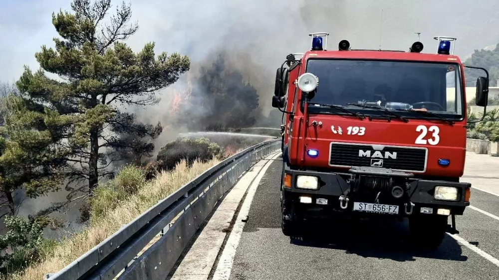 požar Kaštel Sućurac