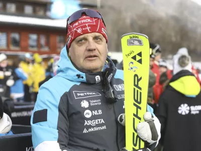 Denis Šteharnik05.01.2025 - FIS Svetovni pokal v alpskem smučanju za ženske Kranjska Gora 2025 - smučanje - slalom - FOTO: LUKA CJUHA