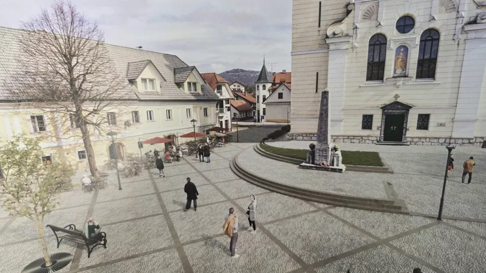 Prenova morav&scaron;kega tr&scaron;kega jedra. F Občina Moravče