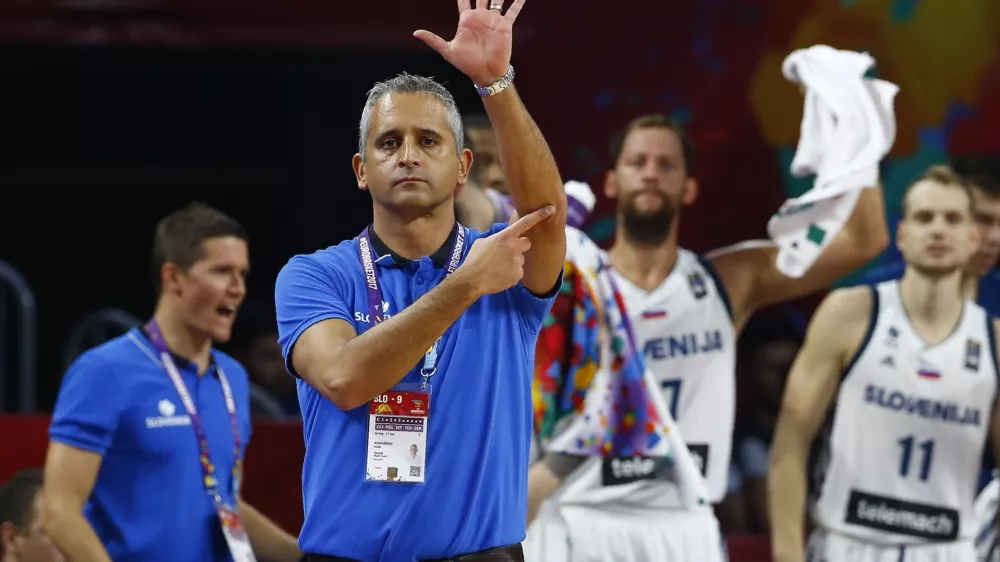 ﻿Basketball - Slovenia v Serbia - European Championships EuroBasket 2017 Final - Istanbul, Turkey - September 17, 2017 -  Coach Igor Kokoskov of Slovenia reacts. REUTERS/Murad Sezer