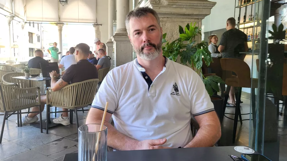 Gregor Bonin, poveljnik tankerja, Euronav / Foto: Katja Gleščič