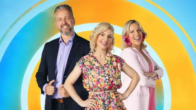 jutro na planetu, Igor Krmelj, Suzana Kozel in Manja Stević / Foto: Planet Tv