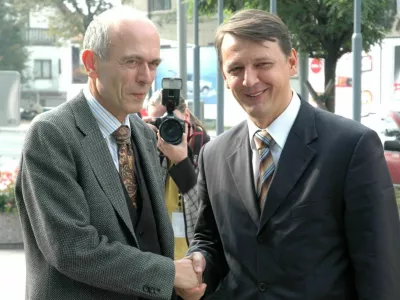 Janez Drnovšek, Anton Rop / Foto: Alenka Žavbi