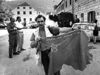 Avgust 1995 in osvoboditev mesta Knin v operaciji Nevihta. / Foto: Tomaž Skale