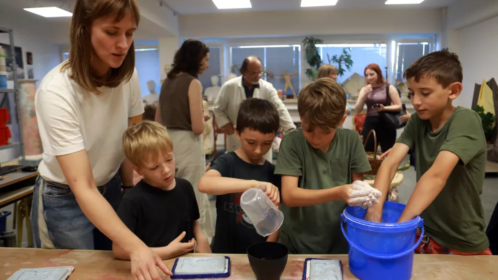 02.07.2025 - ALUO - poletna šola risanja za otrokeFoto; Tomaž Skale
