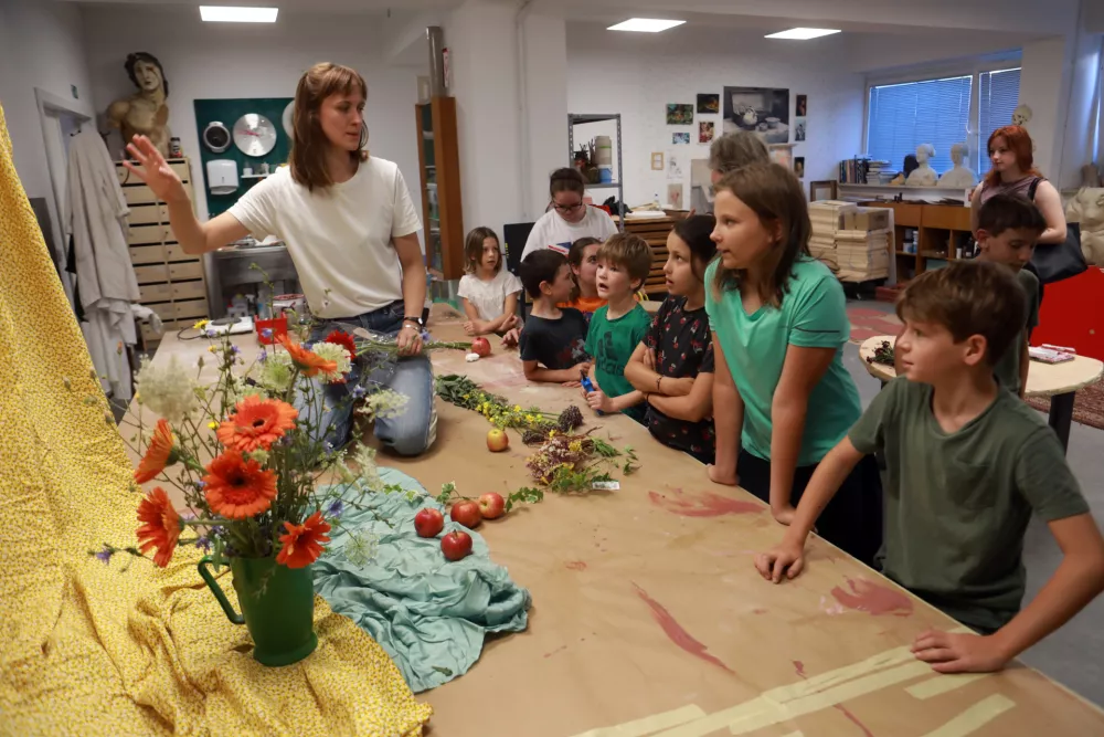 02.07.2025 - ALUO - poletna šola risanja za otrokeFoto; Tomaž Skale