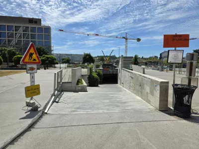 Podhod Vilharjeva, severni vhod