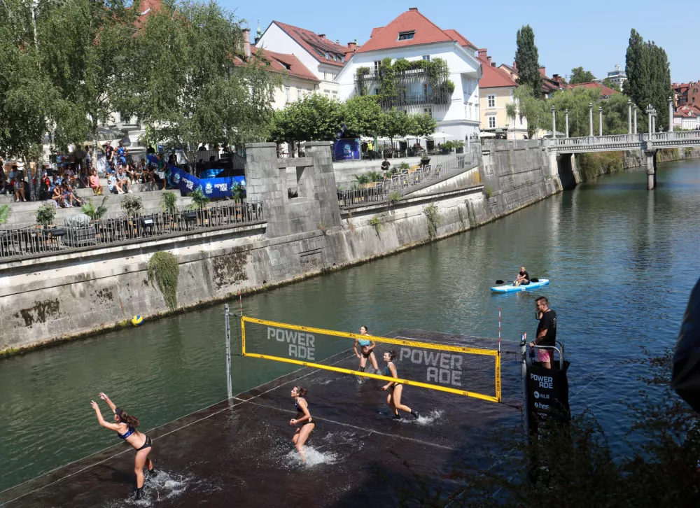 04.07.2025 odbojka na vodi, LjubljanicaFoto: Tomaž Skale