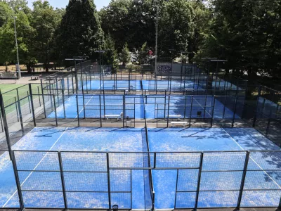 - 04.07.2025 - igrišča za padel, Tivoli//FOTO: Jaka Gasar