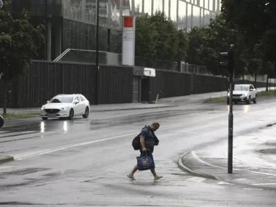 - 23.06.2023 - nevihta v ljubljani, dež - padavine -  //FOTO: Luka Cjuha
