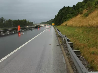 Nesreča na gorenjski avtocesti