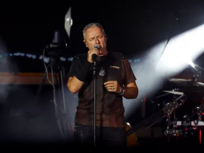 Marko Perković Thompson na koncertu minuli konec tedna. / Foto: Reuters