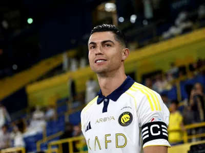 FILE PHOTO: Soccer Football - Saudi Pro League - Al Nassr v Al Khaleej - Al-Awwal Park, Riyadh, Saudi Arabia - May 21, 2025 Al Nassr's Cristiano Ronaldo before the match REUTERS/Hamad I Mohammed/File Photo