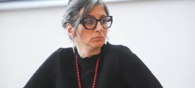 - 09.07.2025. - Posebna poročevalka ZN za okupirana palestinska ozemlja Francesca Albanese na strokovnem posvetu na Pravni fakulteti v Ljubljani.//FOTO: Bojan Velikonja