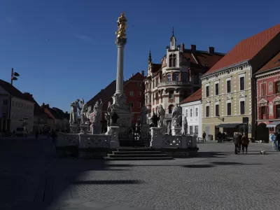 - Maribor, Mestni trg.- 14.02.2024. Reportaža o vplivu Evropske prestolnice kulture v Mariboru leta 2012 na današnje življenje v mestu.//FOTO: Bojan Velikonja