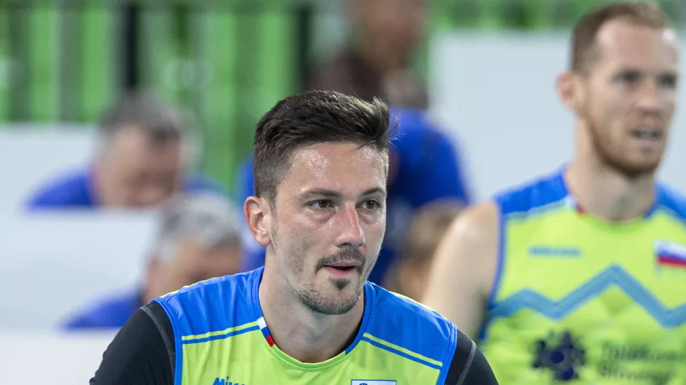 ﻿Dejan Vinčić- 03.09.2019 – odbojka – Slovenija: Srbija, prijateljska tekma, moški: //FOTO: Matjaž Rušt