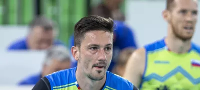 ﻿Dejan Vinčić- 03.09.2019 – odbojka – Slovenija: Srbija, prijateljska tekma, moški: //FOTO: Matjaž Rušt