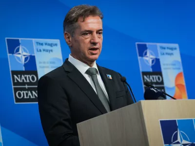 Haag. Vrh zveze Nato, ki se ga je udelezil predsednik vlade Robert Golob.