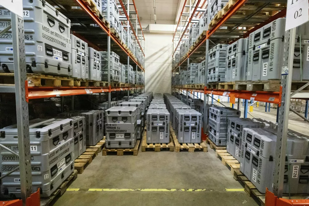 EU Preparedness Union Strategy - Visit to the Swedish Civil Contingencies Agency and the RescEU warehouse to examine the medical stockpile and emergency shelters