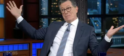 Picture MUST credit: CBS Joker and Gladiator star Joaquin Phoenix made a rare TV chat show appearance and apologised for causing a storm the last time he was in the same studio. The 50-year-old Oscar winner was on the The Late Show With Stephen Colbert, 61, to promote new movie Eddington, set during the 2020m covid lockdown. It was his first time in the same building since a 2009 interview with now retired talk show king Dave Letterman. Phoenix's appearance with Letterman while promoting movie Two Lovers, was highly unusual and became a major topic of conversation. He appeared disheveled, mumbled, and generally seemed out of sorts, leading many to believe he was experiencing a mental breakdown or was under the influence. It was later revealed that this was an elaborate hoax, part of a mockumentary film called I'm Still Here, which depicted Phoenix quitting acting to become a rapper.  He made subsequent on-air apology to Letterman the next year. Picture supplied by JLPPA,Image: 1023629835, License: Rights-managed, Restrictions:, Model Release: no