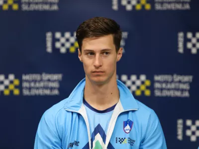 - Jan Pancar, motokros MX,- 19.09.2024. - Tiskovna konferenca slovenske reprezentance za Pokal narodov v motokrosu.//FOTO. Bojan Velikonja