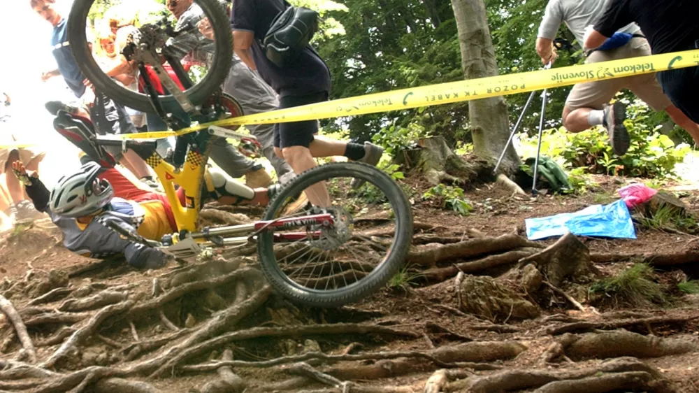 Borut Zajc, spust gorskih kolesarjev s Sv. Jošta