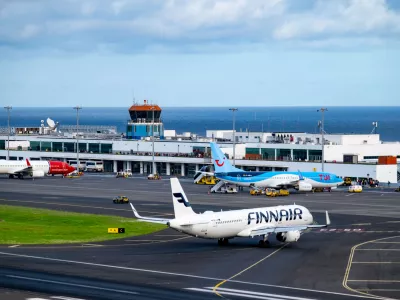 Letalo Finnair, družbe, ki se je najslabše odrezala, na letališču. / Foto: Istock