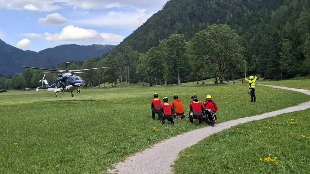 Tragedija pod Skuto. Foto: GRS Jezersko