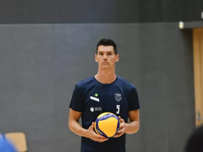 Alen Šket- 26.07.2022 – slovenska moška odbojkarska reprezentanca ob začetku priprav na svetovno prvenstvo v Sloveniji - //FOTO: Nik Erik Neubauer
