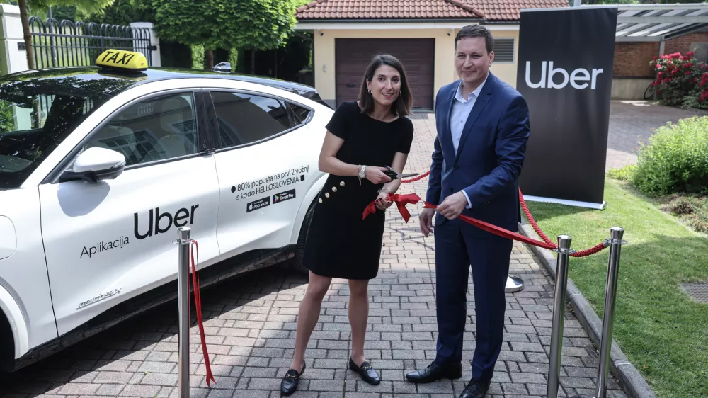 Boštjan Koritnik- 20.05.2025 - dogodek ob vstopu Uberja na slovenski trg, ki ga gosti ameriška odpravnica poslov Melania Arreaga; Rezidenca ameriškega veleposlanika - Uber//FOTO: Jaka Gasar