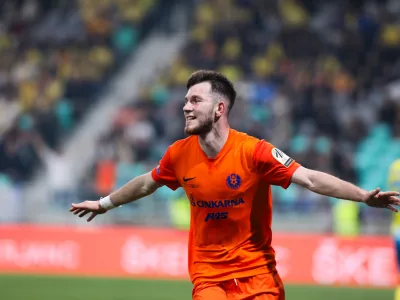 Nikita Josifov - 3. gol. 14.05.2025. - Nogomet, finale pokala Union, NK Koper - NK Celje. Foto: Bojan Velikonja 