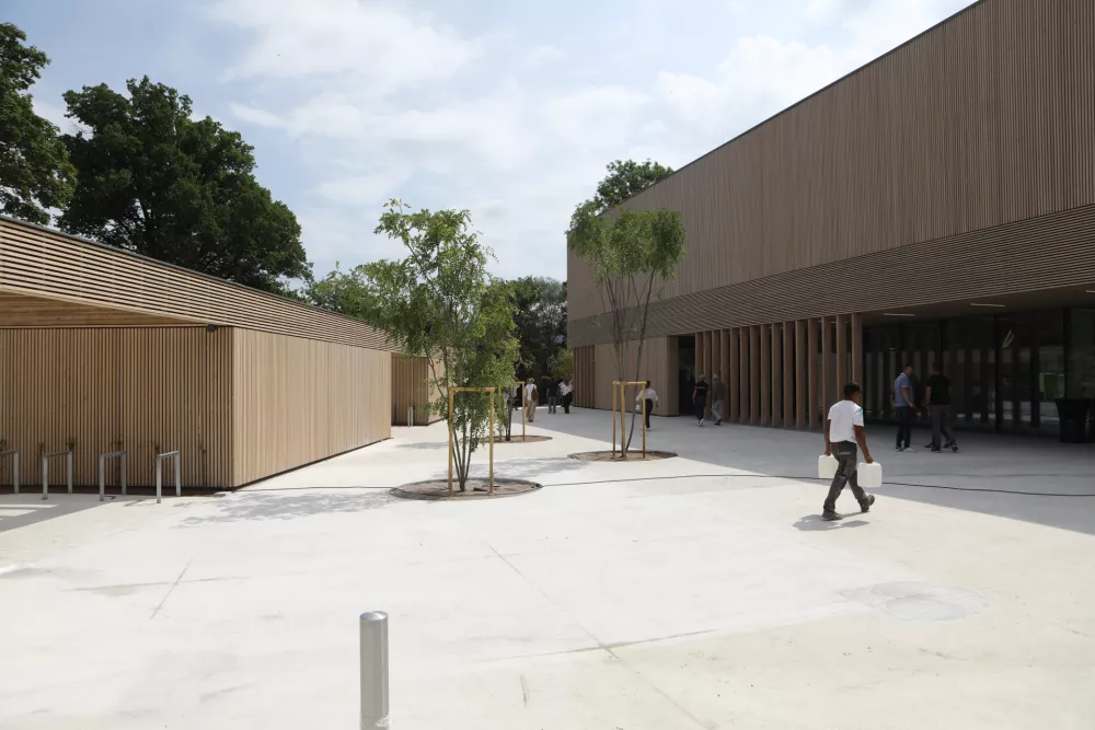 24.06.2025 - Kopališče Vevče - ogled zaključka gradnje pred odprtjemFoto: Luka Cjuha