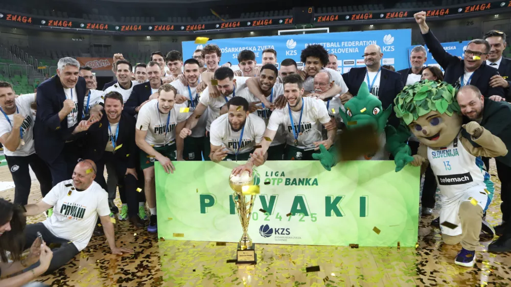09.06.2025 Ko&scaron;arka Cedevita Olimpija - Krka finaleFoto: Luka Cjuha