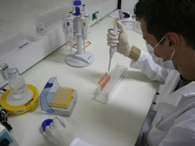 ﻿Policija - novi laboratorij za DNK analize; forenzične preiskave - forenziki, Ulica Jožeta Jame 8 v Ljubljani//FOTO: Matej Povše OPOMBA: ZA OBJAVO V ČASOPISU DNEVNIK