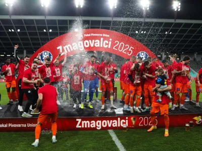 - Zmagovalci Celje. 14.05.2025. - Nogomet, finale pokala Union, NK Koper - NK Celje. Foto: Bojan Velikonja 