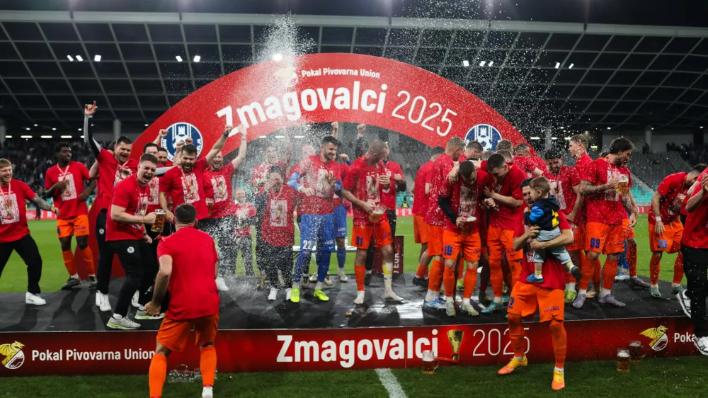 - Zmagovalci Celje. 14.05.2025. - Nogomet, finale pokala Union, NK Koper - NK Celje. Foto: Bojan Velikonja 