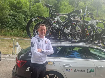 Boštjan Kavčnik, mehanik ekipe UAE Emirates