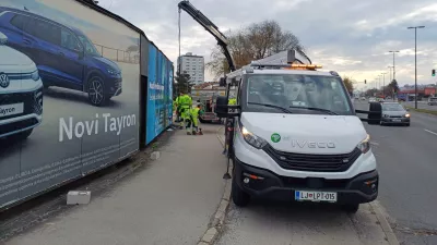 Odstranjevanje oglasnih panojev, oglaševanje, oglasi, oglasni panoji