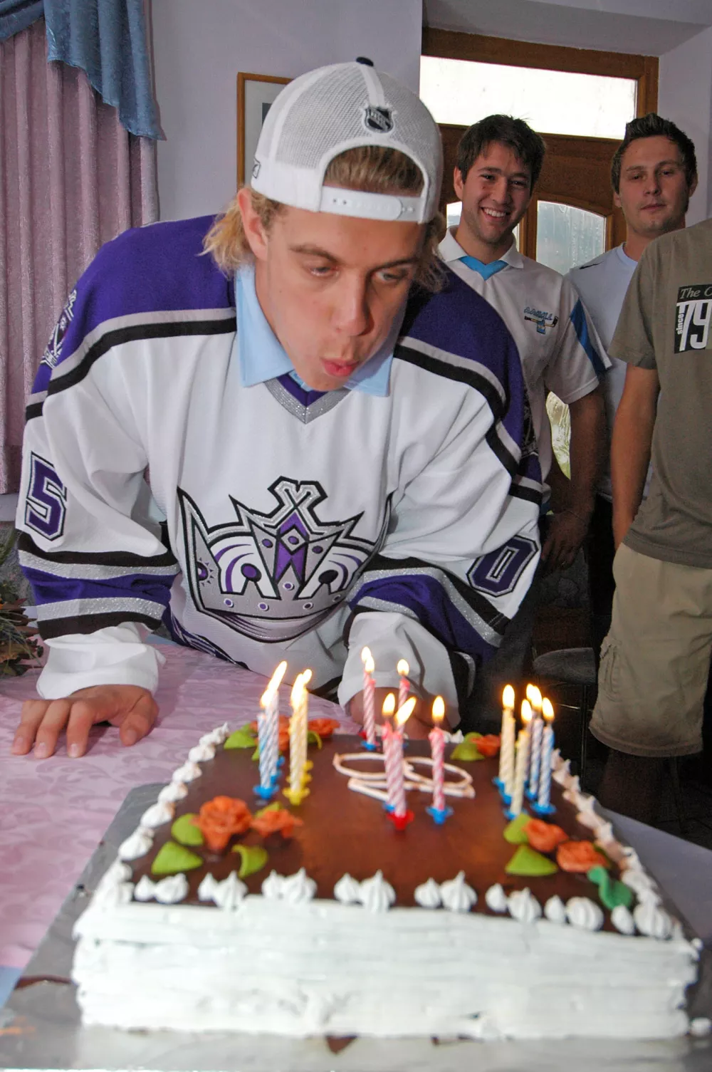 Anže Kopitar, hokejist, torta, //FOTO: Domen Grögl