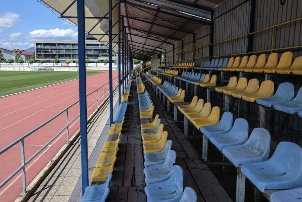- 23.07.2025 - dotrajani nogometni stadion Domžale//FOTO: Jaka Gasar